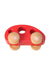 A Red Wooden Toys from Hape in size O/S for neutral. (Back View)