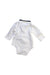 A White Long Sleeve Bodysuits from Rachel Riley in size 3-6M for boy. (Back View)