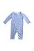 A Blue Onesies from The Little White Company in size 0-3M for boy. (Front View)