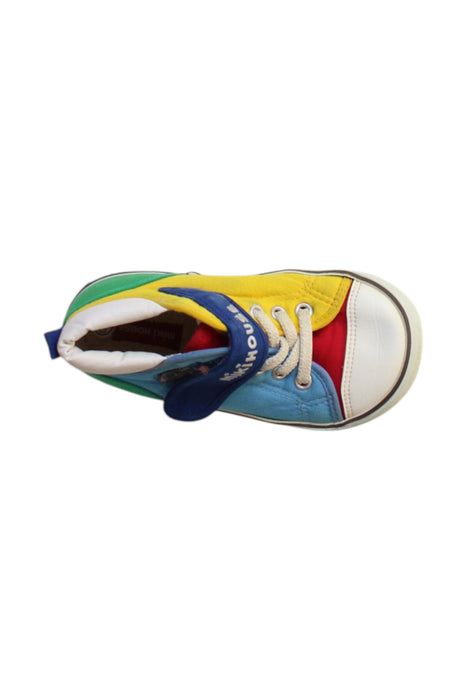A Multicolour Sneakers from Double B Mikihouse in size 3-6M for boy. (Front View)