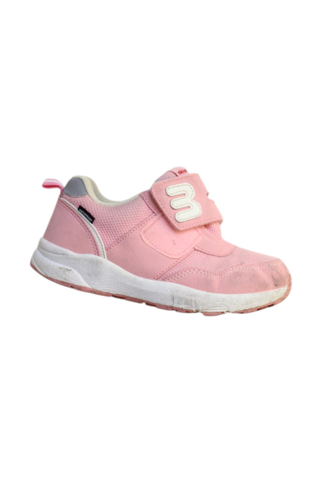 A Pink Sneakers from Double B Mikihouse in size 6-12M for girl. (Front View)