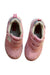 A Pink Sneakers from Double B Mikihouse in size 6-12M for girl. (Back View)