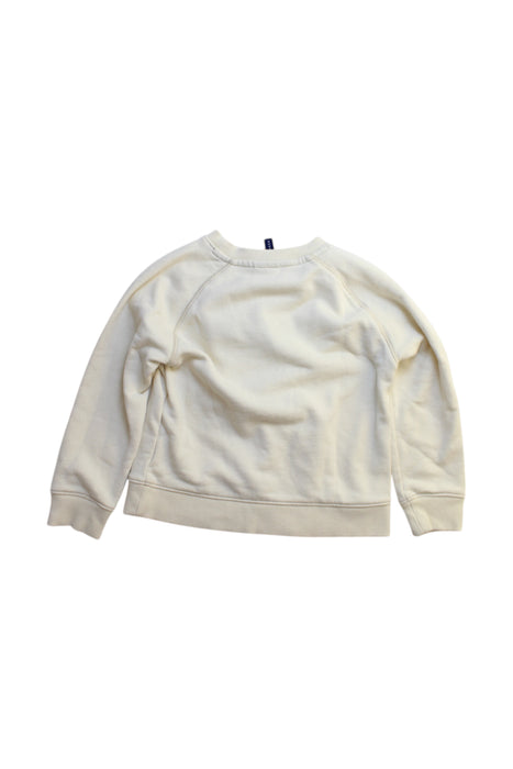 A White Crewneck Sweatshirts from Janie & Jack in size 4T for boy. (Back View)
