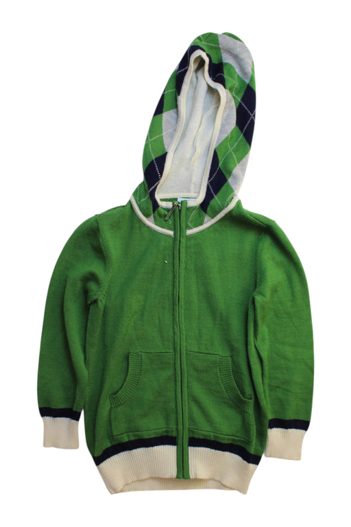 A Green Hooded Sweatshirts from Nicholas & Bears in size 4T for boy. (Front View)