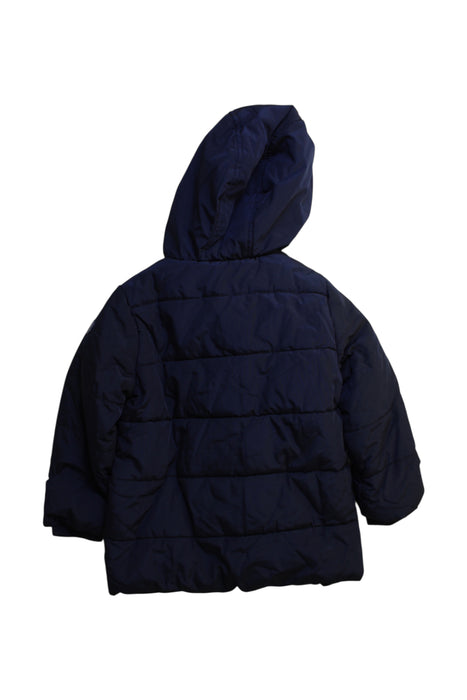 A Navy Puffer/Quilted Coats & Outerwear from Jacadi in size 4T for boy. (Back View)