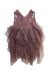 A Taupe Sleeveless Dresses from Designer Kidz in size 2T for girl. (Front View)