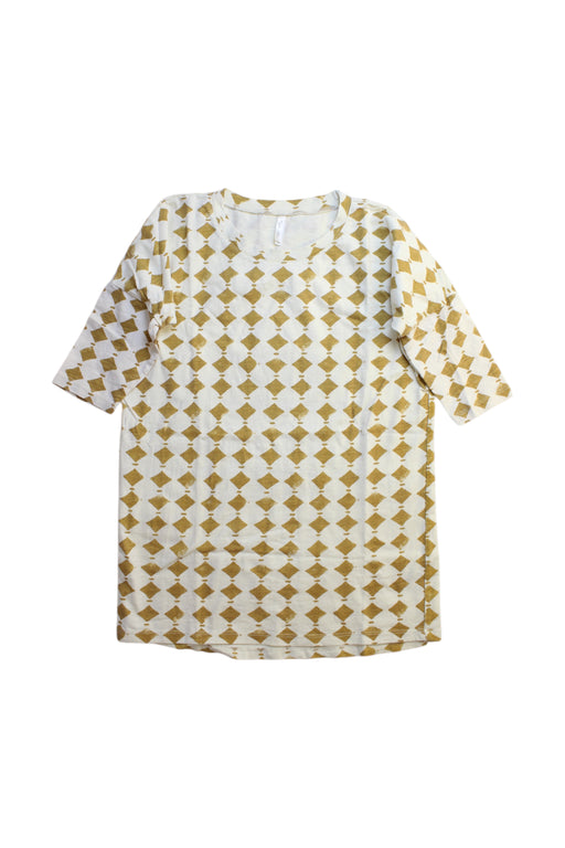 A White Short Sleeve Tops from Rylee + Cru in size 5T for girl. (Front View)
