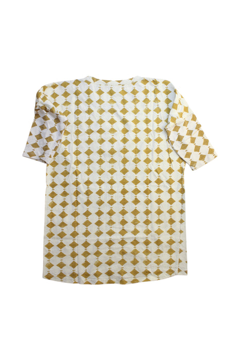 A White Short Sleeve Tops from Rylee + Cru in size 5T for girl. (Back View)