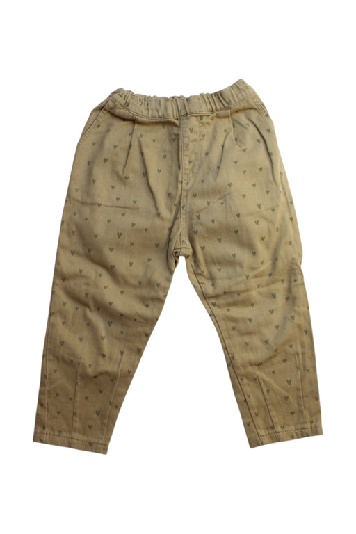 A Beige Casual Pants from BEAMS in size 4T for girl. (Front View)