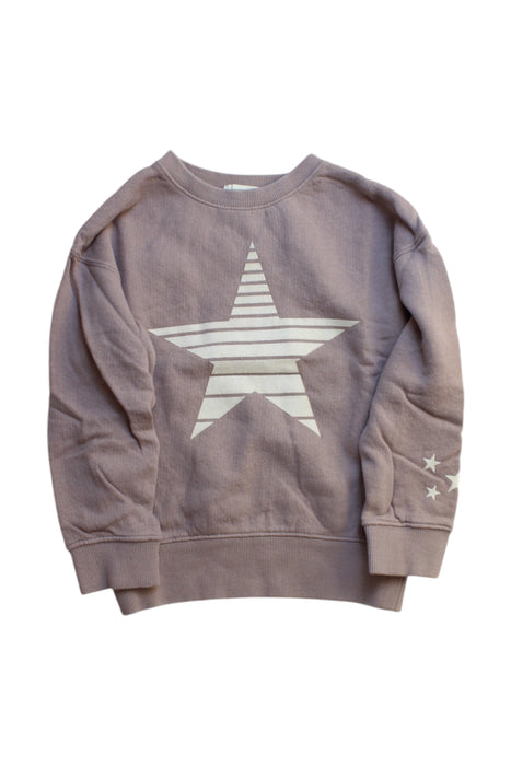 A Brown Crewneck Sweatshirts from BEAMS in size 4T for girl. (Front View)