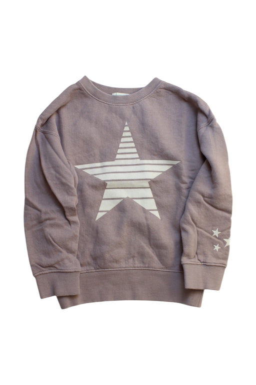 A Brown Crewneck Sweatshirts from BEAMS in size 4T for girl. (Front View)