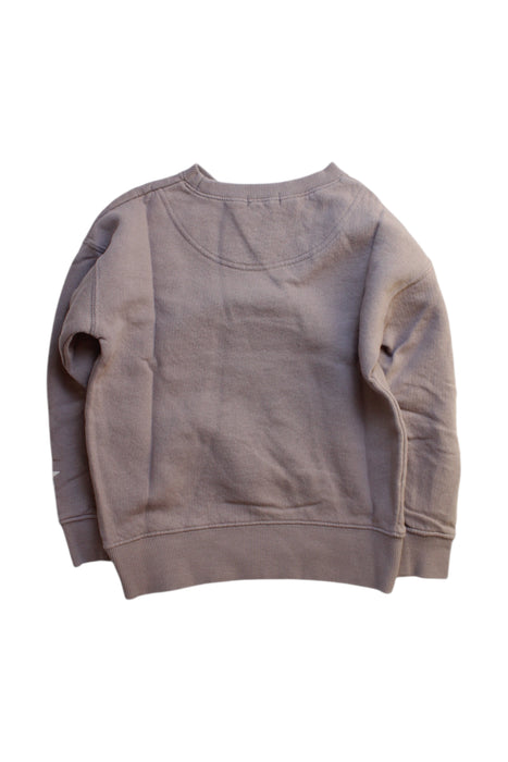 A Brown Crewneck Sweatshirts from BEAMS in size 4T for girl. (Back View)