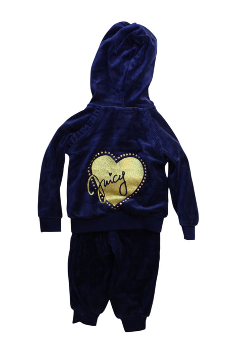 A Navy Pants Sets from Juicy Couture in size 6-12M for girl. (Back View)