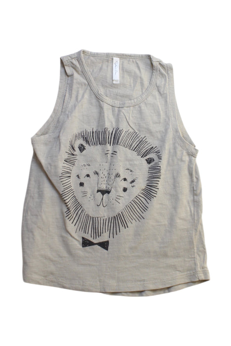 A Beige Sleeveless Tops from Rylee + Cru in size 3T for girl. (Front View)