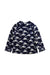 A Navy Rash Guards from Seed in size 12-18M for boy. (Front View)