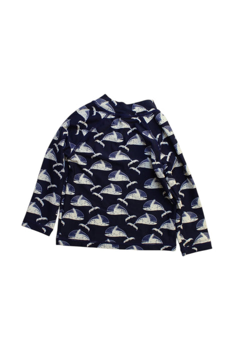 A Navy Rash Guards from Seed in size 12-18M for boy. (Back View)