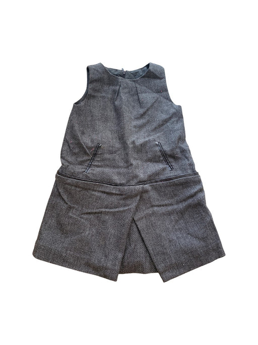 A Grey Overall Dresses from Jacadi in size 3T for girl. (Front View)