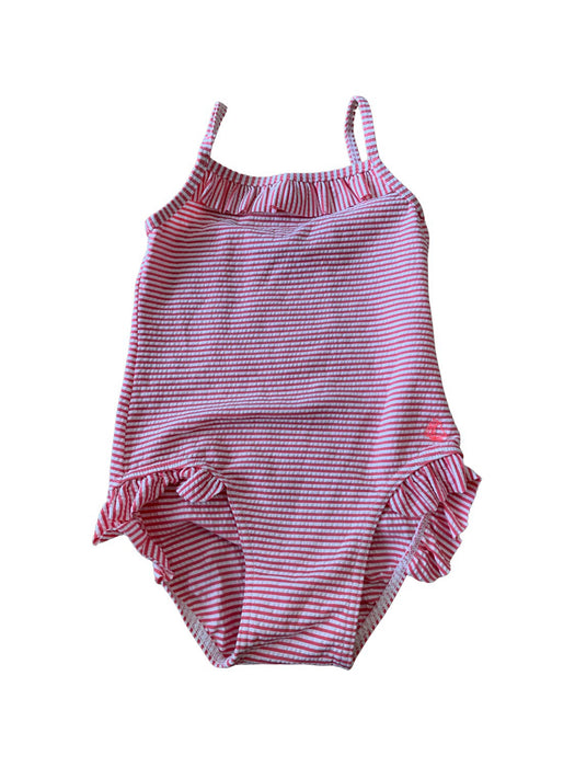 A Pink Swimsuits from Petit Bateau in size 18-24M for girl. (Front View)