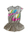 A Grey Short Sleeve Dresses from Nike in size 6T for girl. (Front View)