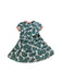 A Green Short Sleeve Dresses from Petit Bateau in size 6T for girl. (Back View)
