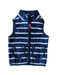 A Navy Outerwear Vests from Nautica in size 2T for boy. (Front View)