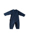 A Black Long Sleeve Rompers from Chickeeduck in size 12-18M for boy. (Back View)