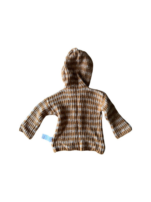 A Brown Zippered Sweatshirts from The Bonnie Mob in size 12-18M for boy. (Back View)