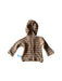 A Brown Zippered Sweatshirts from The Bonnie Mob in size 12-18M for boy. (Back View)