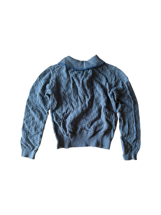A Blue Sweatshirts from No Added Sugar in size 12-18M for boy. (Back View)