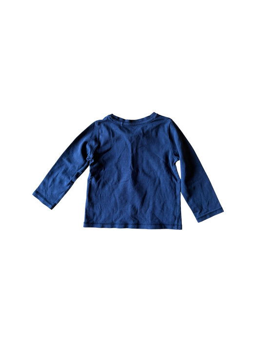 A Blue Long Sleeve T Shirts from bellybutton in size 12-18M for boy. (Back View)