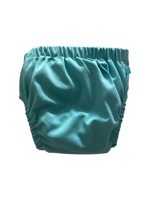 A Teal Cloth Diapers from Charlie Banana in size O/S for neutral. (Back View)