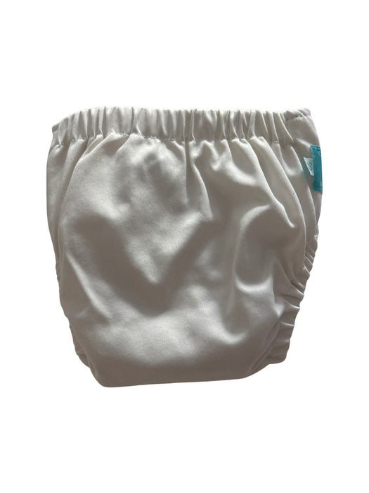 A White Cloth Diapers from Charlie Banana in size O/S for neutral. (Back View)