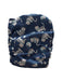 A Navy Cloth Diapers from Bambino Mio in size 6-12M for neutral. (Back View)