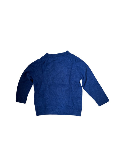 A Blue Sweatshirts from Monoprix in size 5T for boy. (Back View)