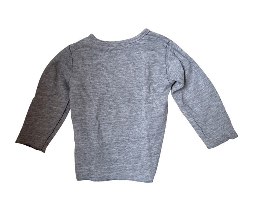 A Grey Long Sleeve T Shirts from Bellerose in size 4T for boy. (Back View)