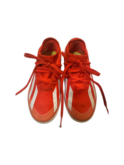 A Orange Cleats/Soccer Shoes from Adidas in size 5T for neutral. (Front View)