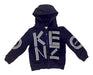 A Navy Zippered Sweatshirts from Kenzo in size 4T for neutral. (Front View)