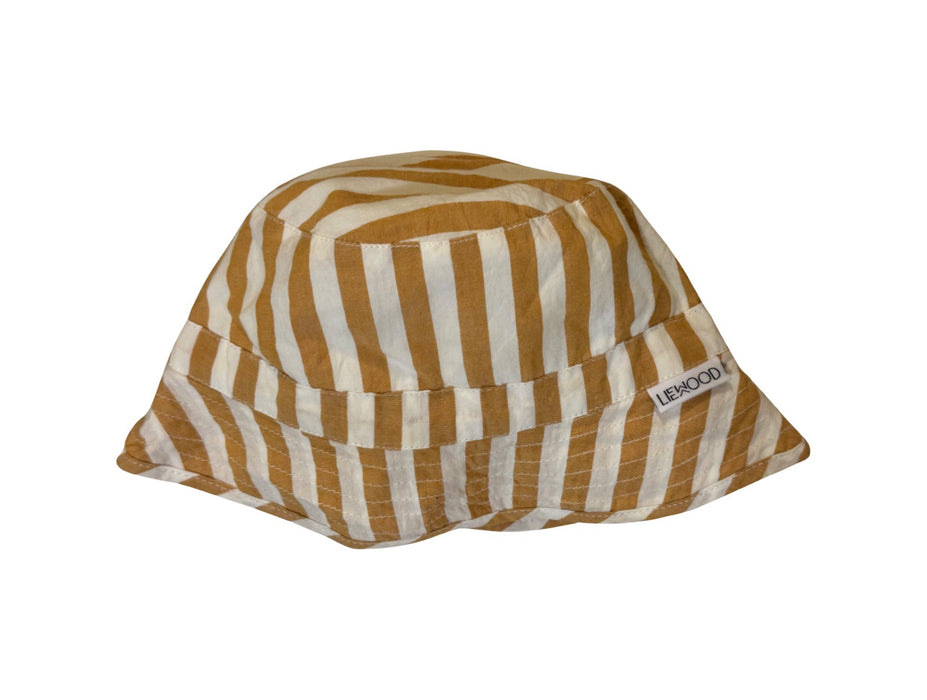 A Beige Sun Hats from Liewood in size 3T for neutral. (Front View)