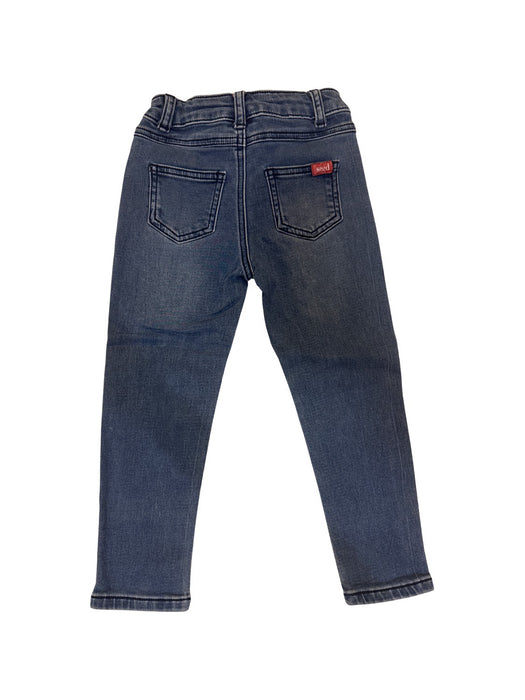A Blue Jeans from Seed in size 4T for neutral. (Back View)