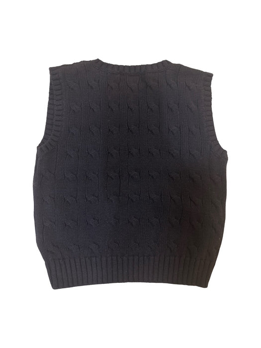 A Navy Sweater Vests from Polo Ralph Lauren in size 18-24M for boy. (Back View)