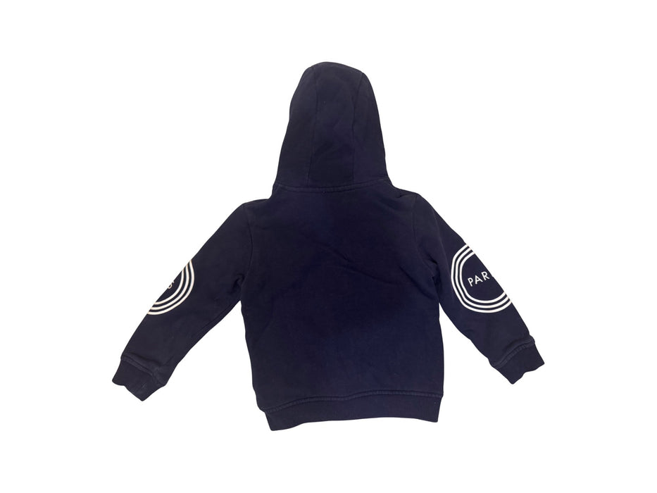 A Navy Zippered Sweatshirts from Kenzo in size 4T for neutral. (Back View)