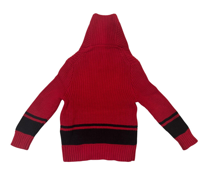 A Red Crewneck Sweatshirts from Polo Ralph Lauren in size 3T for boy. (Back View)