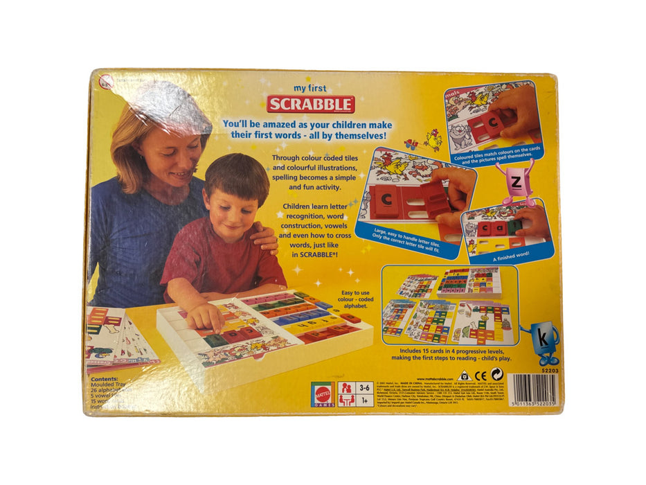A Multicolour Board Games & Puzzles from Mattel Board Games in size 3T for neutral. (Back View)