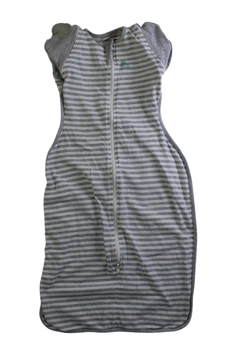 A Grey Swaddles from Love To Dream in size 5T for girl. (Front View)