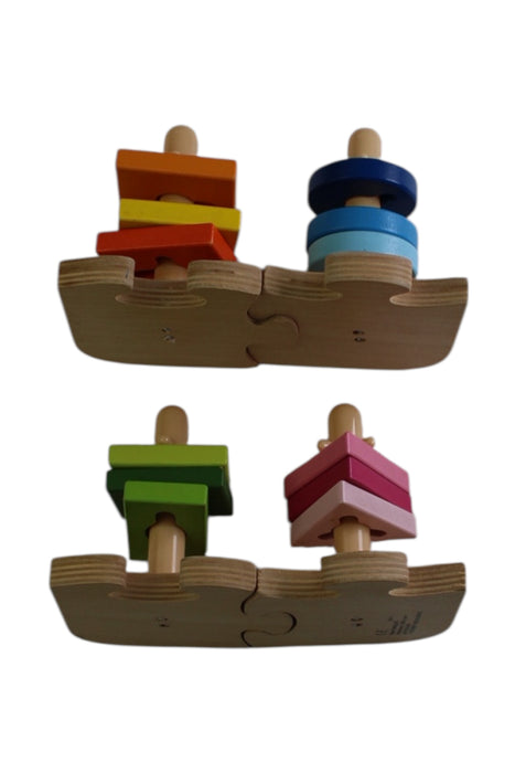 A Multicolour Board Games & Puzzles from Hape in size O/S for neutral. (Back View)