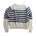 A White Knit Sweaters from Petit Bateau in size 12Y for girl. (Back View)