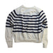 A White Knit Sweaters from Petit Bateau in size 12Y for girl. (Back View)
