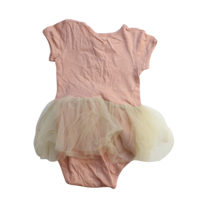 A Pink Leotards from Nobodinoz in size 6-12M for girl. (Back View)