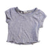A Grey Short Sleeve Tops from Chateau de Sable in size 0-3M for girl. (Front View)