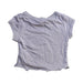 A Grey Short Sleeve Tops from Chateau de Sable in size 0-3M for girl. (Back View)